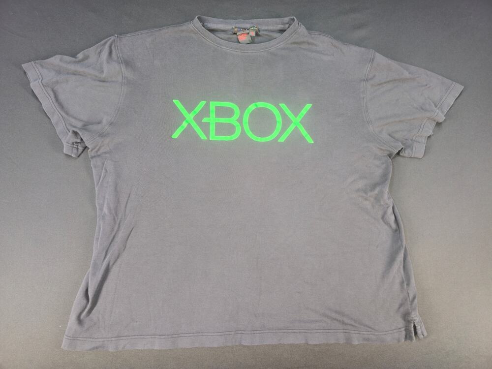Xbox Graphic T-Shirt Mens Medium Black Green Logo Gaming Short Sleeve Tee
